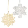2023 Star And Snowflake Ornament Set