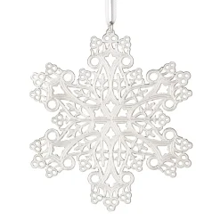 2023 Sterling Silver Snowflake Ornament