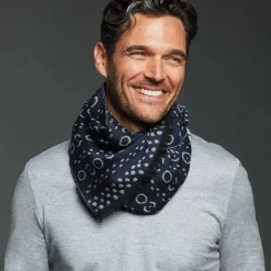 African Geometric Patterns Unisex Wool-Blend Scarf