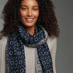 African Geometric Patterns Unisex Wool-Blend Scarf