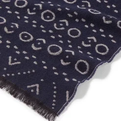 African Geometric Patterns Unisex Wool-Blend Scarf