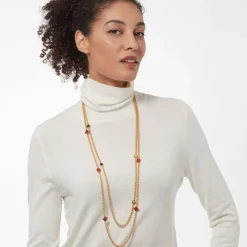 Algerian Cluster Double-Strand Necklace