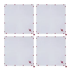 Alnour Moroccan Motif Embroidered Napkin Set