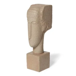 Amedeo Modigliani: Large Pink Tete Sculpture