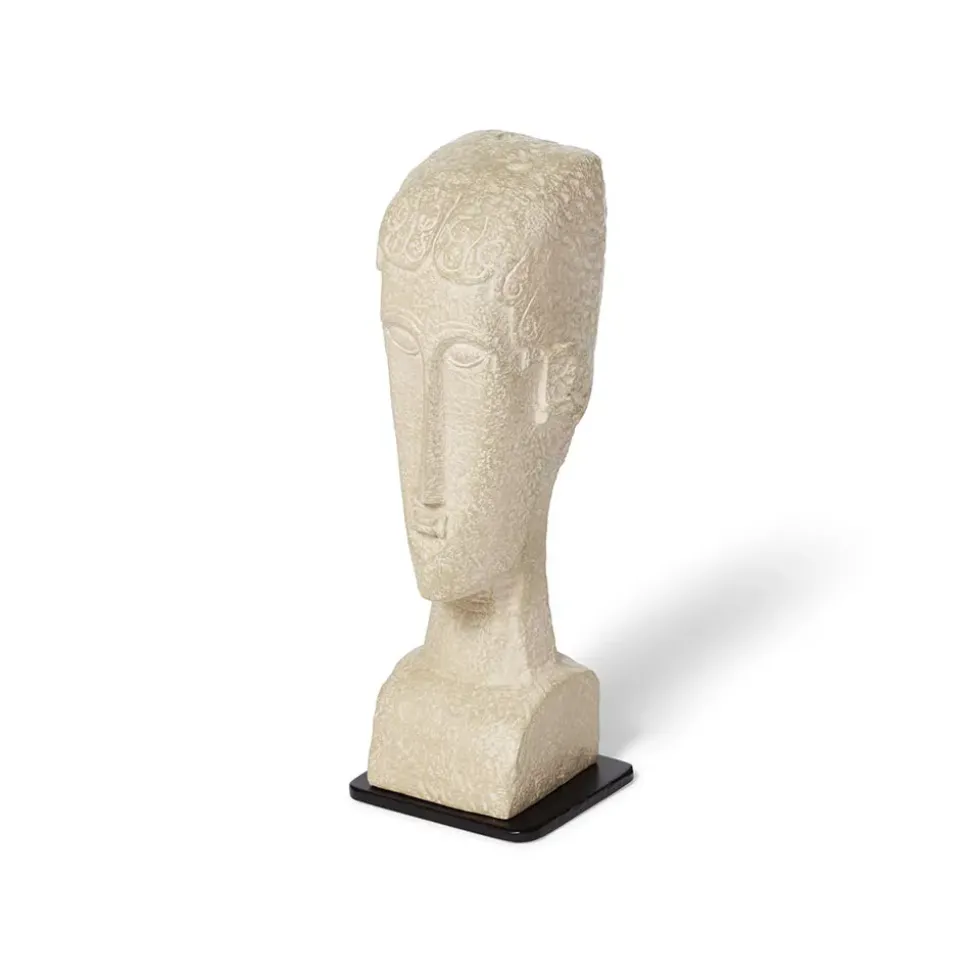 Amedeo Modigliani: Medium Stone Tete Sculpture