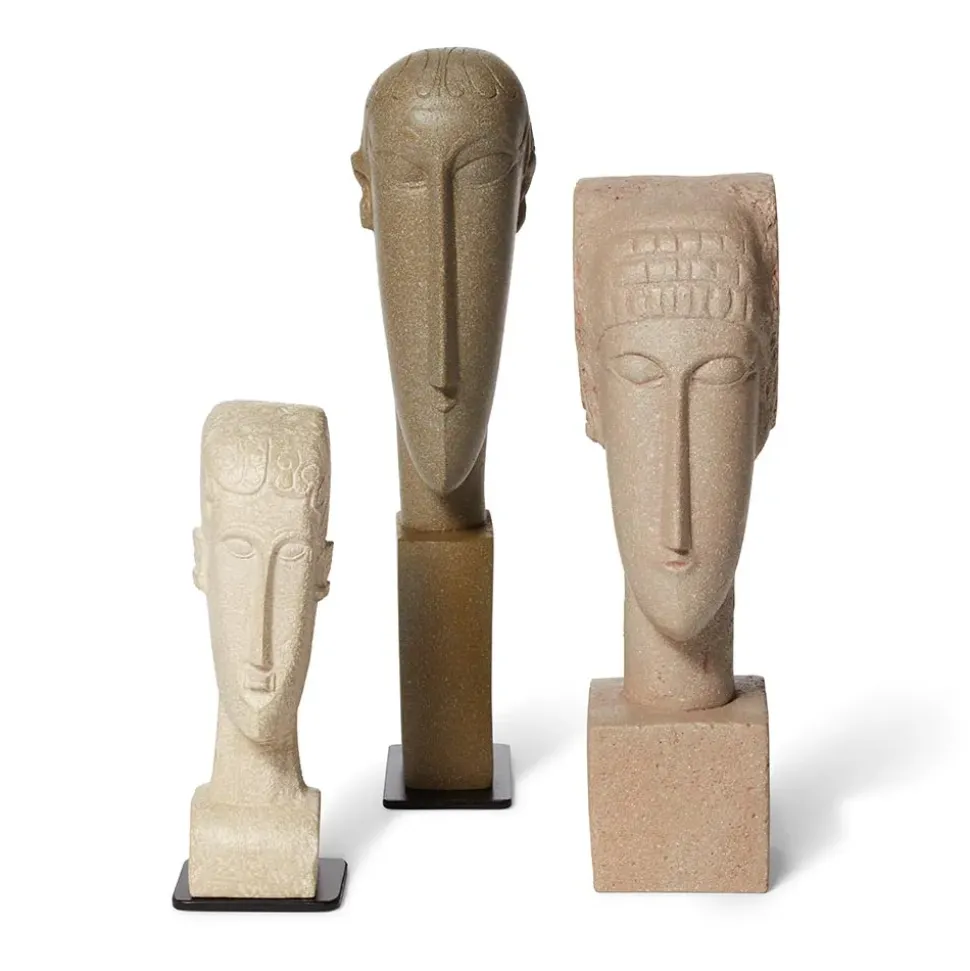 Amedeo Modigliani: Tete Sculpture Set