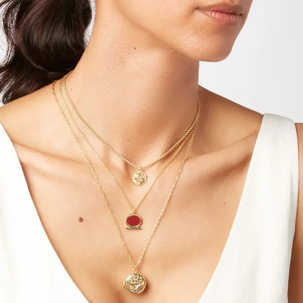 Ancient Lion Pendant Necklace