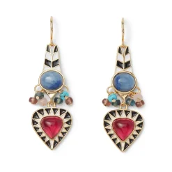 Atef Crown Statement Drop Earrings