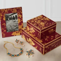 Autumn Grasses Square Box