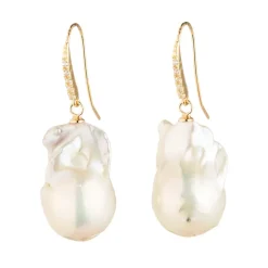Baroque Pearl Drop Earrings