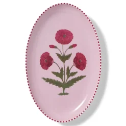 Blooming Poppies Single Motif Serving Dish