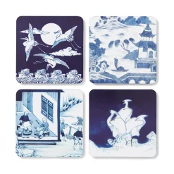 Blue & White Coasters