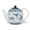 Blue & White Cranes Teapot