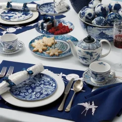 Blue & White Cranes Teapot