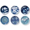 Blue & White Salad Plate Set