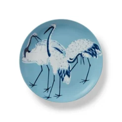 Blue & White Salad Plate Set