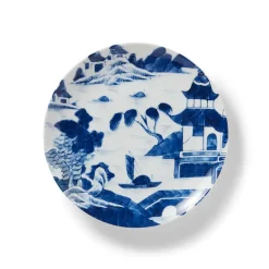 Blue & White Salad Plate Set