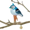 Blue Jay Glass Ornament