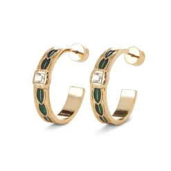 Bohemian Dragon Hoop Earrings