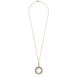 Bohemian Dragon Magnifier Pendant Necklace