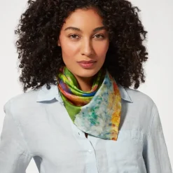 Bonnard Garden Square Silk Scarf