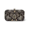 British Floral Beaded Clutch