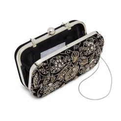 British Floral Beaded Clutch
