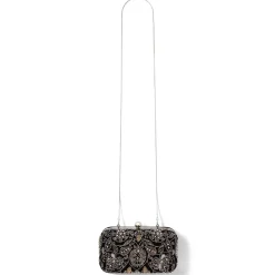 British Floral Beaded Clutch