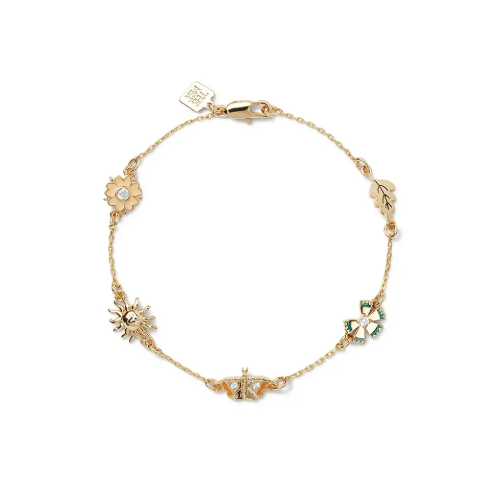 British Tree Of Life Five-Charm Bracelet