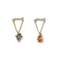 British Tree Of Life Fruit Pendant Drop Earrings