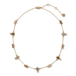 British Tree Of Life Long Charm Necklace