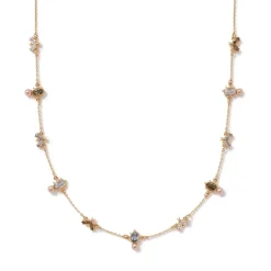 British Tree Of Life Long Charm Necklace