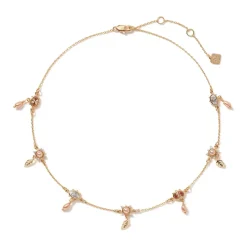 British Tree Of Life Short Charm Necklace