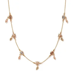 British Tree Of Life Short Charm Necklace