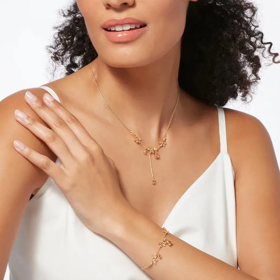 British Tree Of Life Y-Necklace With Charms