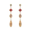 Cascading Gems Drop Earrings
