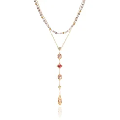 Cascading Gems Y-Necklace