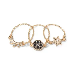 Celestial Symbols Flexi Rings