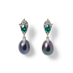 Chelsea Peacock Pearl Drop Earrings