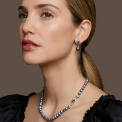Chelsea Peacock Pearl Necklace