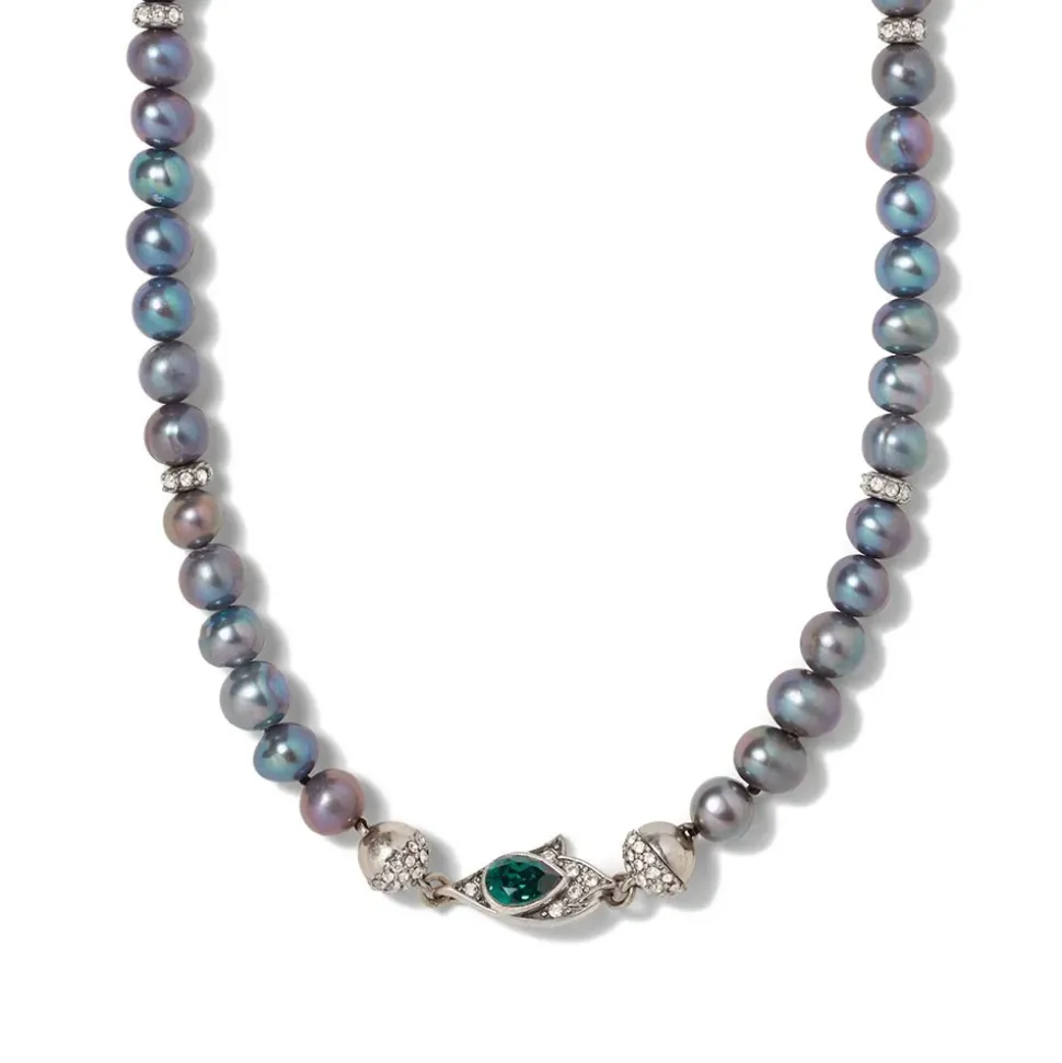 Chelsea Peacock Pearl Necklace