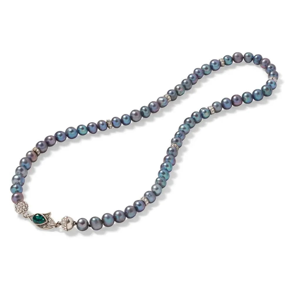 Chelsea Peacock Pearl Necklace