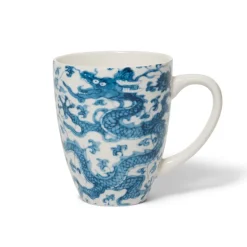 Chinese Dragon Covered Mug With Tea Infuser