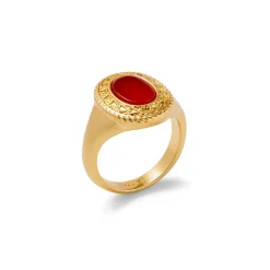 Classical Carnelian Signet Ring