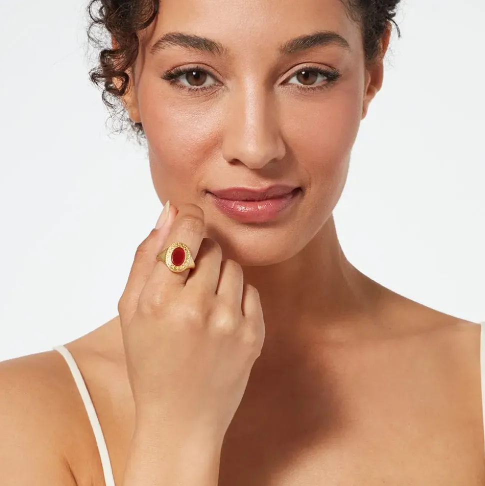 Classical Carnelian Signet Ring