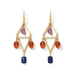 Cypriot Gems Chandelier Earrings