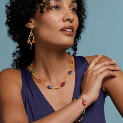 Cypriot Gems Chandelier Earrings