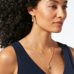 Cypriot Twist Hoop Earrings With Removable Charms