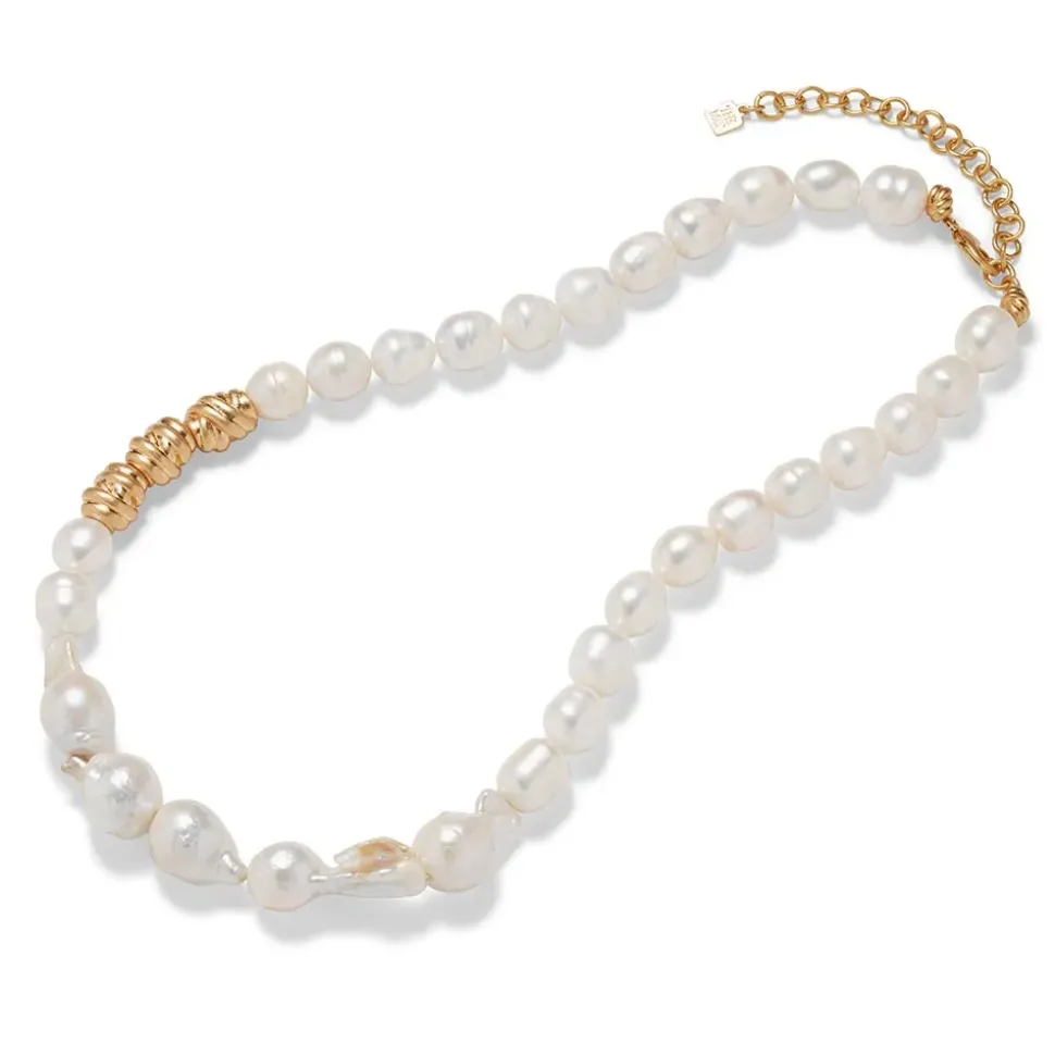 Cypriot Twist Pearl Necklace