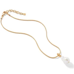 Cypriot Twist Pearl Pendant Necklace